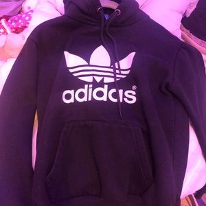 black adidas hoodie